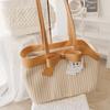 New Ins Breathable Pet Carrier Tote Bag Portable Outdoor Travel Handbag for Small Dogs Cats Fashion Woven Pet Tote Bag