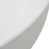 VidaXL Round Ceramic Sink White 41.5x13.5 Cm Countertop Basin Bathroom 142337