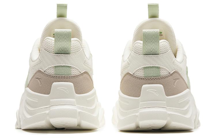 Women's Sneakers Anta Life Collection Cushioning Slip Resistant Low top Casual Shoes Women's White Gray Green