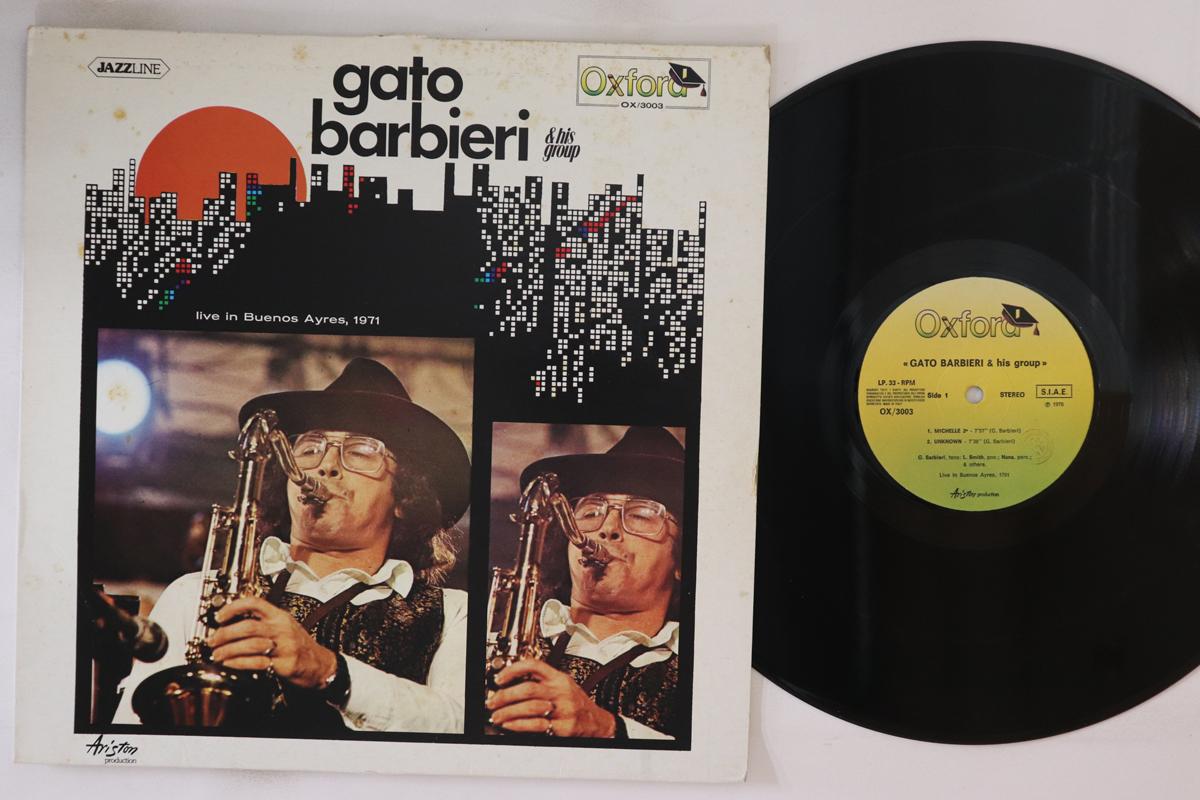 

LP Record GATO BARBIERI Live In Buenos Ayres 1971 OX3003 OXFORD 1976 Italy Jazz Used