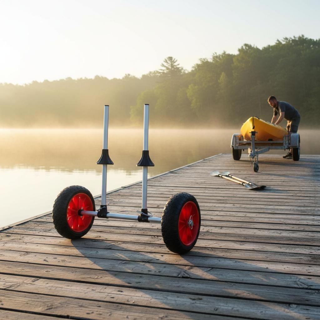 Upright Post Kayak Transport Portable Space-Saving