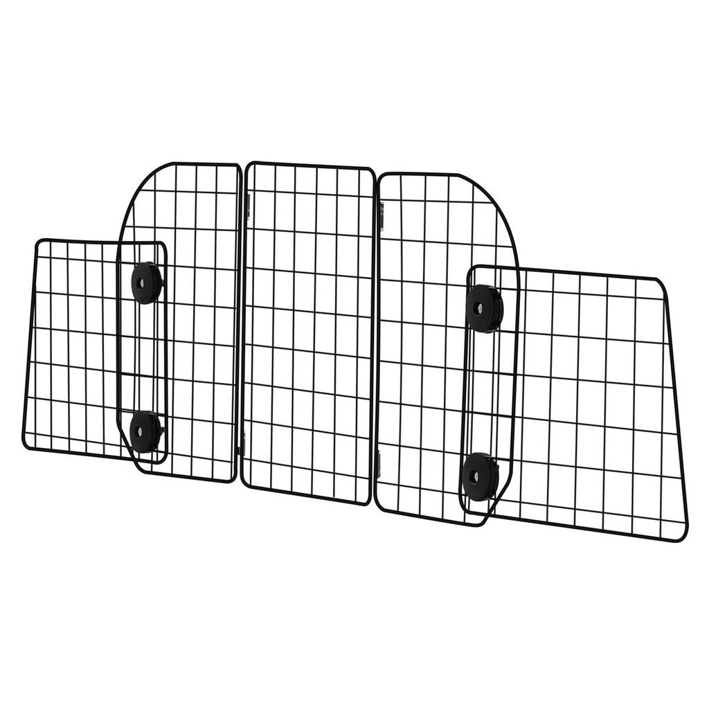 Dog Car Barrier 36.6"-60" Adjustable Pet Divider Gate for Cargo Area
