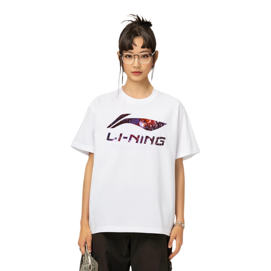 Li Ning T Shirts Unisex Crew Neck Moderate Straight Fit AHSS971-3