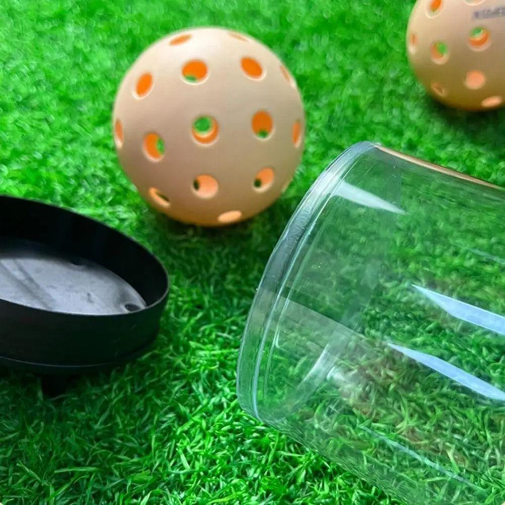 Clear Ball Holder Cylindrical Pickleball Holder Tube  Badminton Baseball Tennis