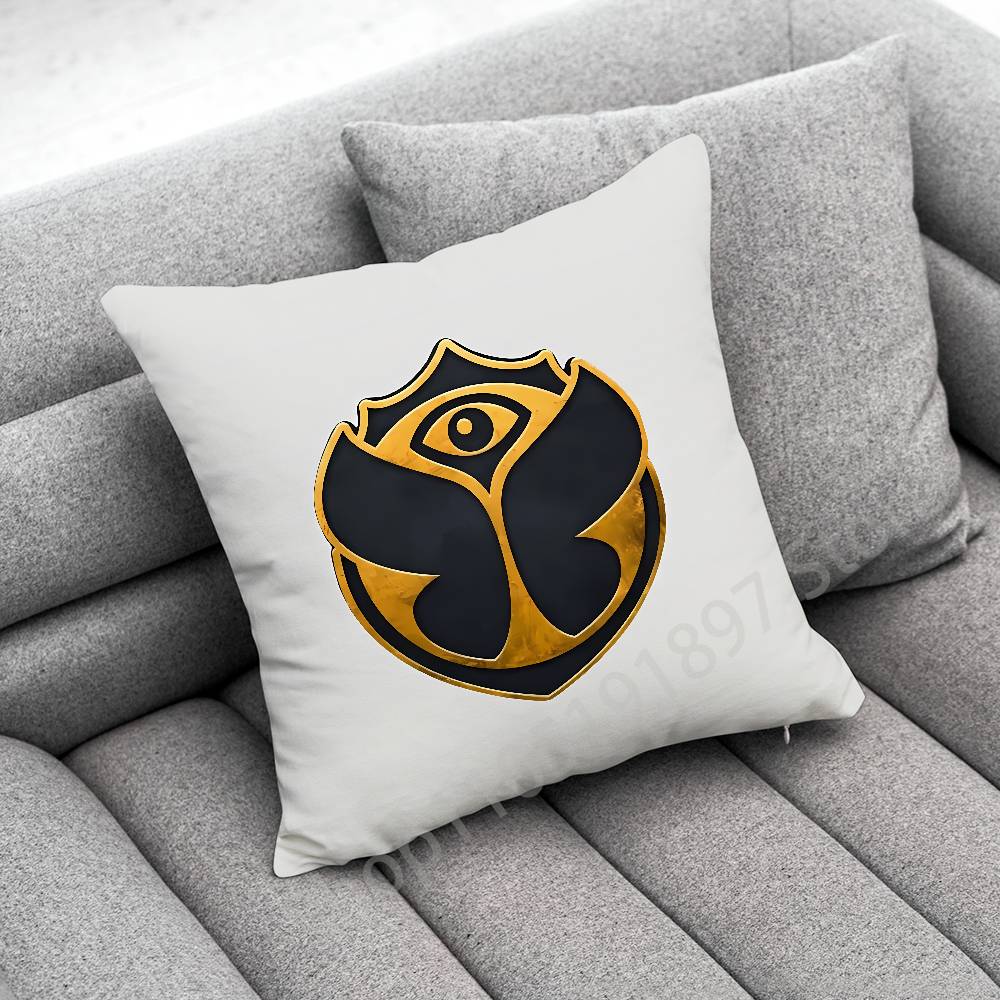 Tomorrowland Logo Music Throw Pillow Case For 45x45cm 40x40cm 30x30cm 50x50cm 55x55cm Square Home Pillowcase Case