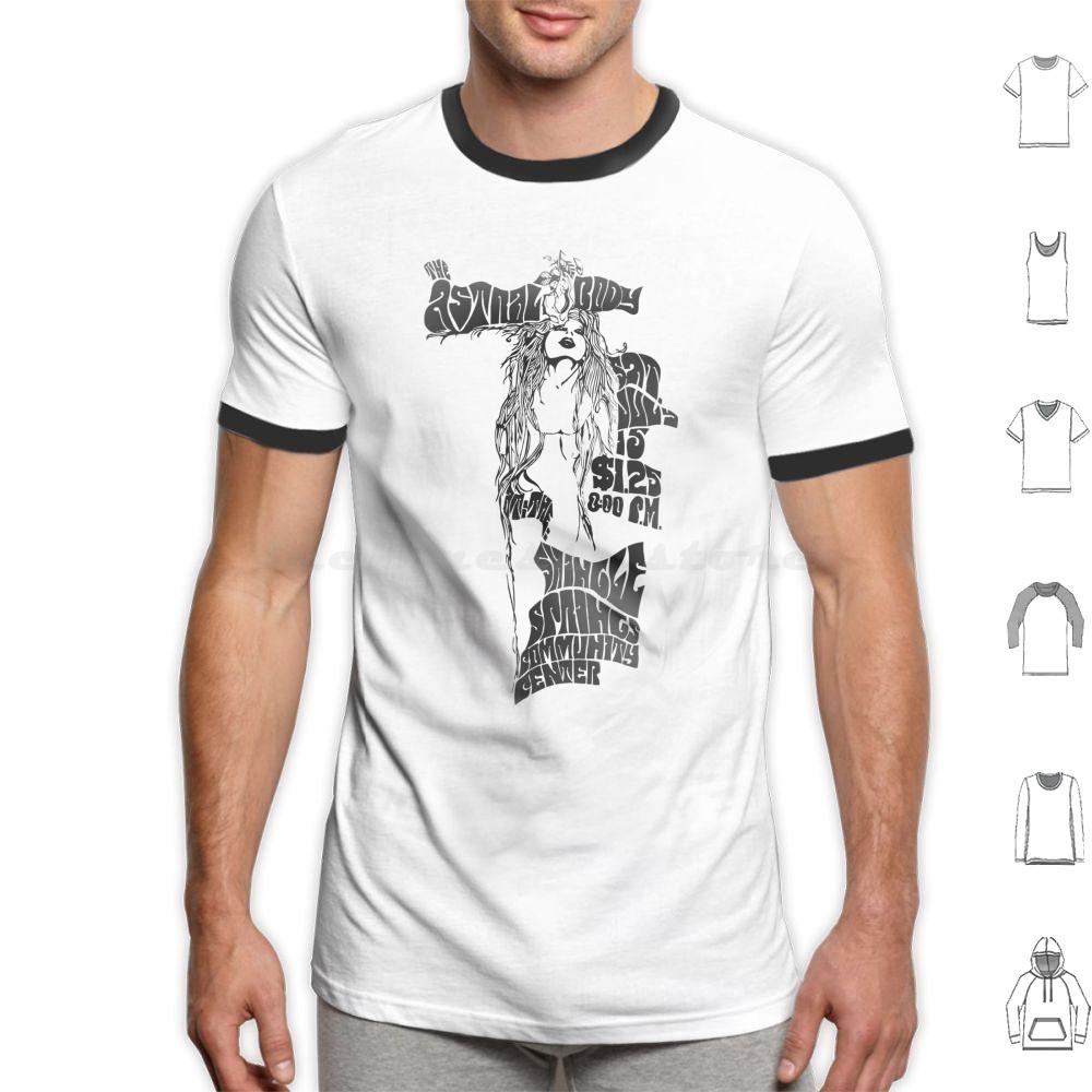 The Astral Body T Shirt Big Size 100 Cotton Astral Mutainable Stars Mystic 1960s Band Jam Music