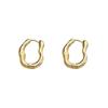 925 Sterling Silver Geometric Ear Cuffs for Women - Trendy Influencer Design, Simple Ins Cold Style Jewelry