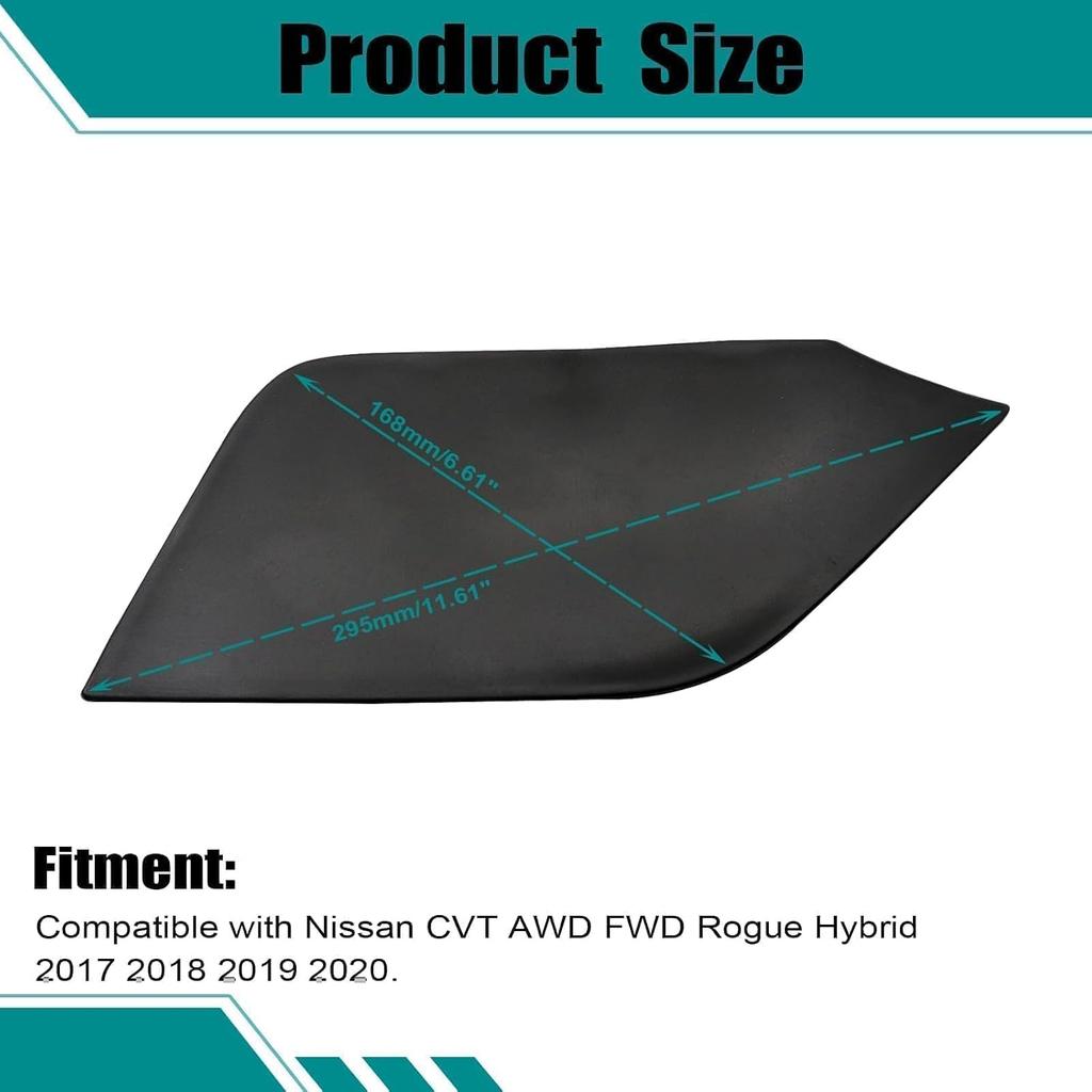 SecosAutoparts Front Bumper Tow Hook Cover 622A0-6FL0H 622A0-6FV0A Fit for Nissan Rogue Hybrid CVT AWD FWD 2017-2020