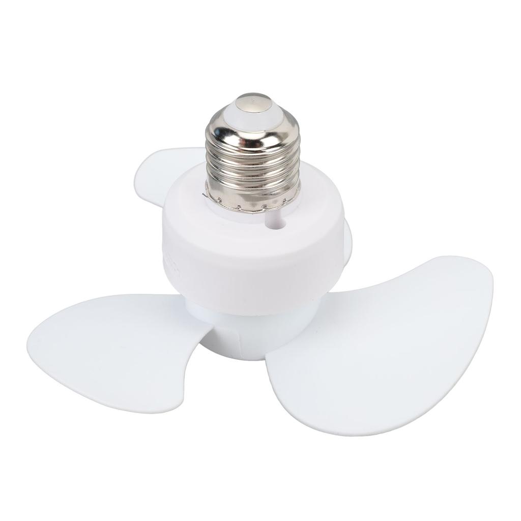 Socket Mini Fan E27 E26 Caliber Silent Screw In Small Fan for Bedroom Living Room Kitchen Office