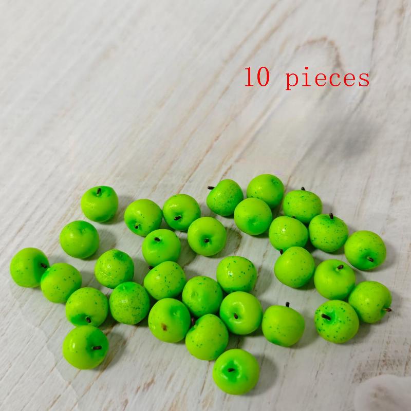 5/10Pcs Mini Simulated Little Apple Doll Accessories Toys 1/12 Dollhouse Miniature Food Play Scene Decoration