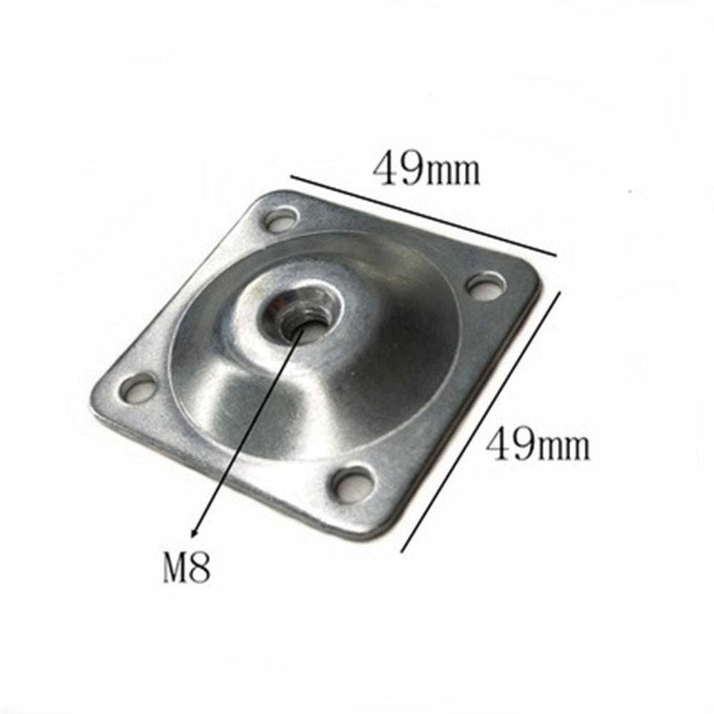 Set Of 4 Leg Fixing Mounting Plates Brackets Level Plates With M8 Metal Wood