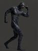 Fashion Printing Pu Full Cover Bodysuit Nightclub Invisible  Stage Performance Jumpsuit Men'S Zentai High Elastic Shaping Tights