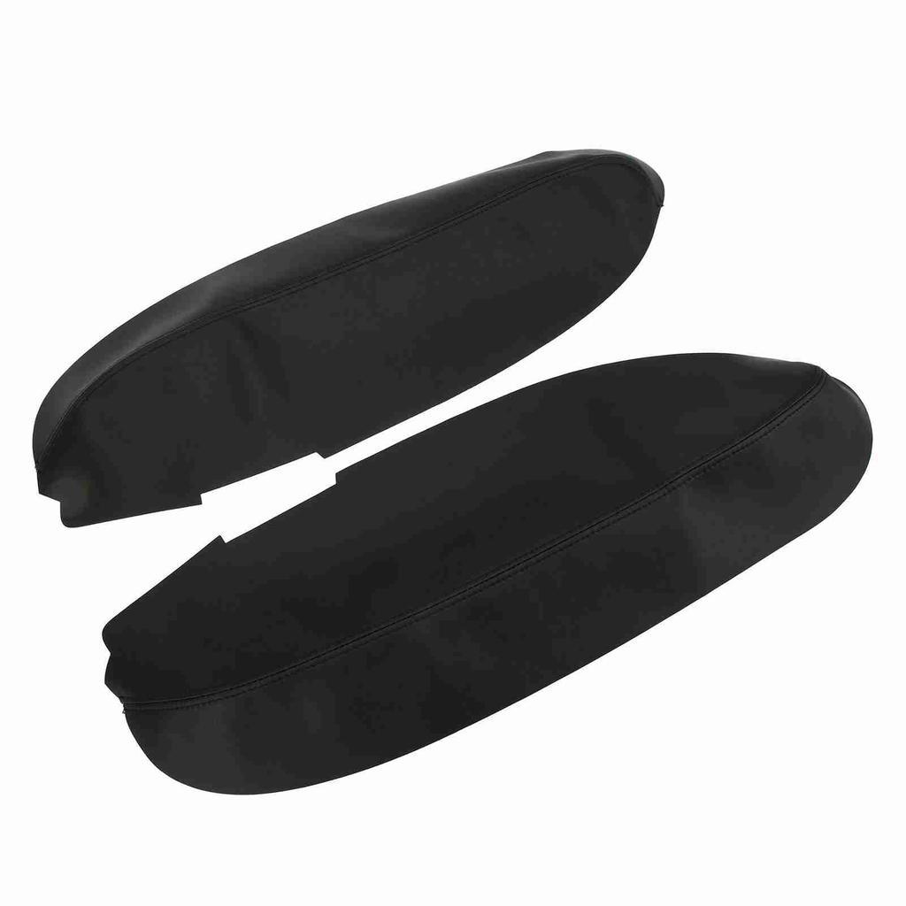 2 st Framdörrpanel Armstödsskydd Svart Konstläder Ersättning för Acura RL 2005?2012