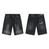 Trendige Marke PURPLE BRAND JEANS Europäische und amerikanische High-Street-weite vielseitige Jeans-Shorts für Männer und Frauen