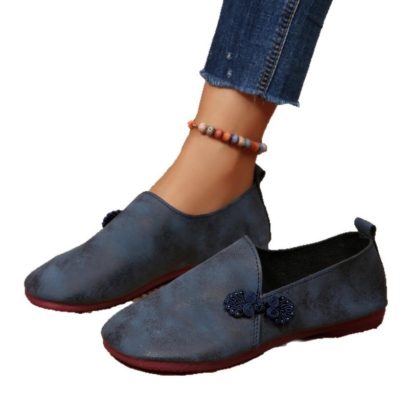 Flat-bottom Lazy Person's Single Shoes - New Style, Large Size, Comfortable and Casual Shoes for Women