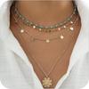 Paper Clip Necklace Bow Pentagram Shell Pearl Love Denim Boots Necklace