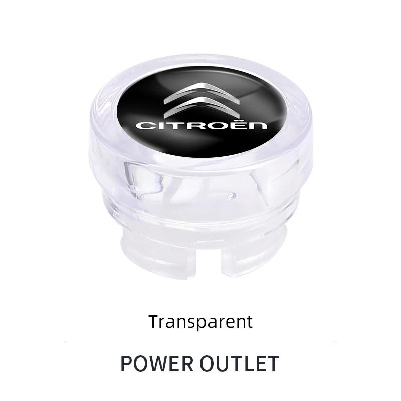 Auto Sigarettenaansteker Stofdicht Beschermhoes Knoppen voor Citroen C1 C2 C3 Vts C4 Saxo C4L C5 C6 C8 Xsara Picasso