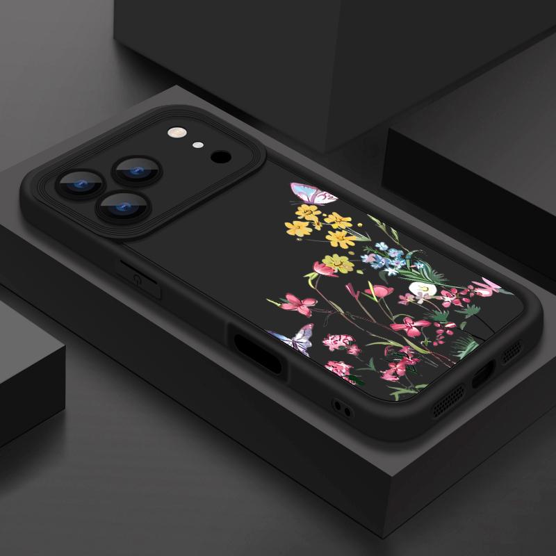 Small Flower Pattern Case For iPhone 17 Air 16e 16 15 14 Pro Max 13 17 Pro Max 17 Pro 17 Shockproof Soft TPU Silicone Phone Cover Funda