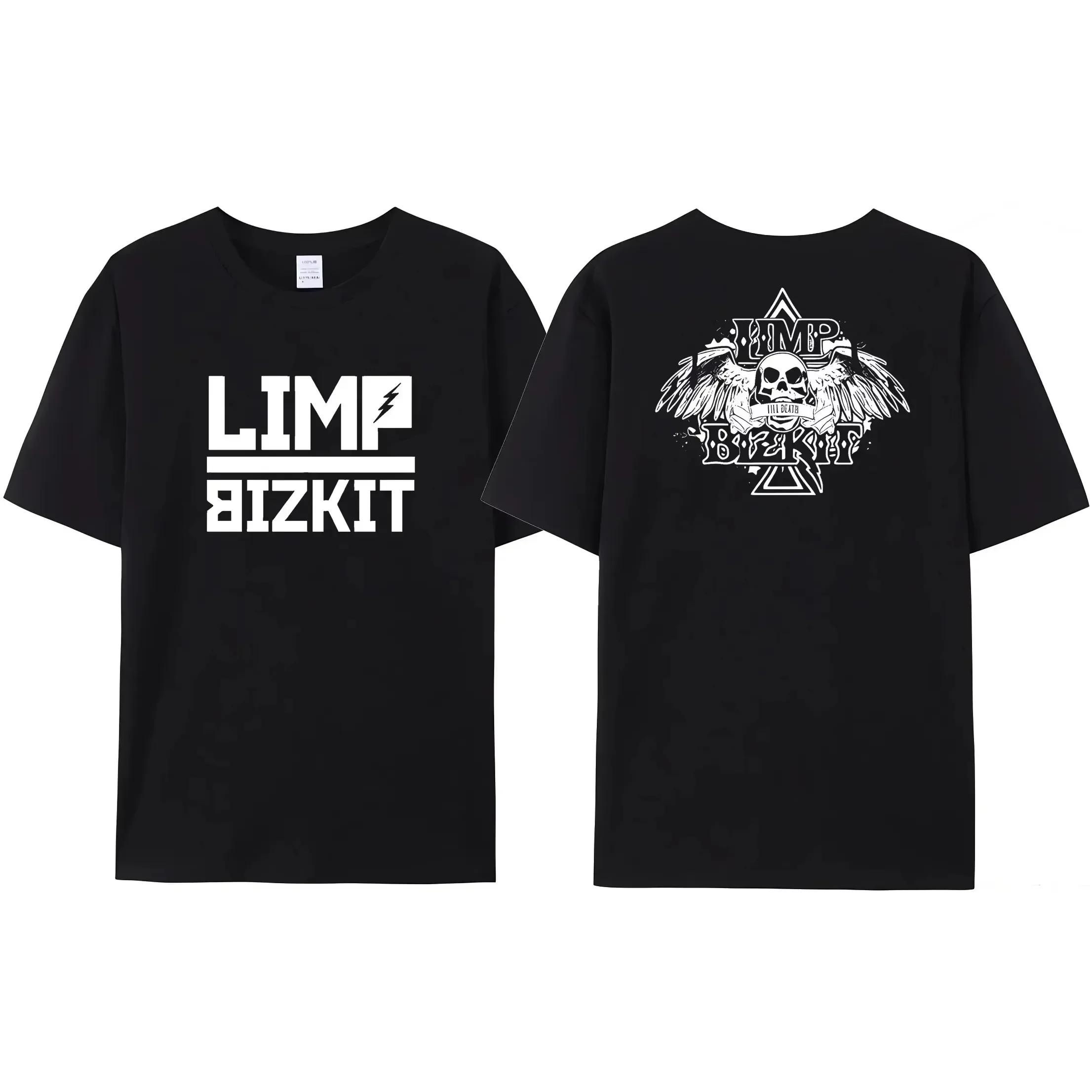 

2025 Мужская Женская Футболка Amazing of Limp Bizkit Это Американская Рэп Рок Хлопковая Футболка с Коротким Рукавом Летняя Одежда Топ 4XL