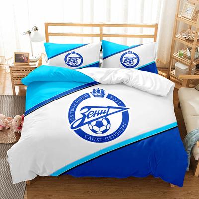 Arte Calcio Set Biancheria da Letto Calcio King Queen Matrimoniale Completo Singolo Taglia San Pietroburgo zenit fc Set Biancheria da Letto