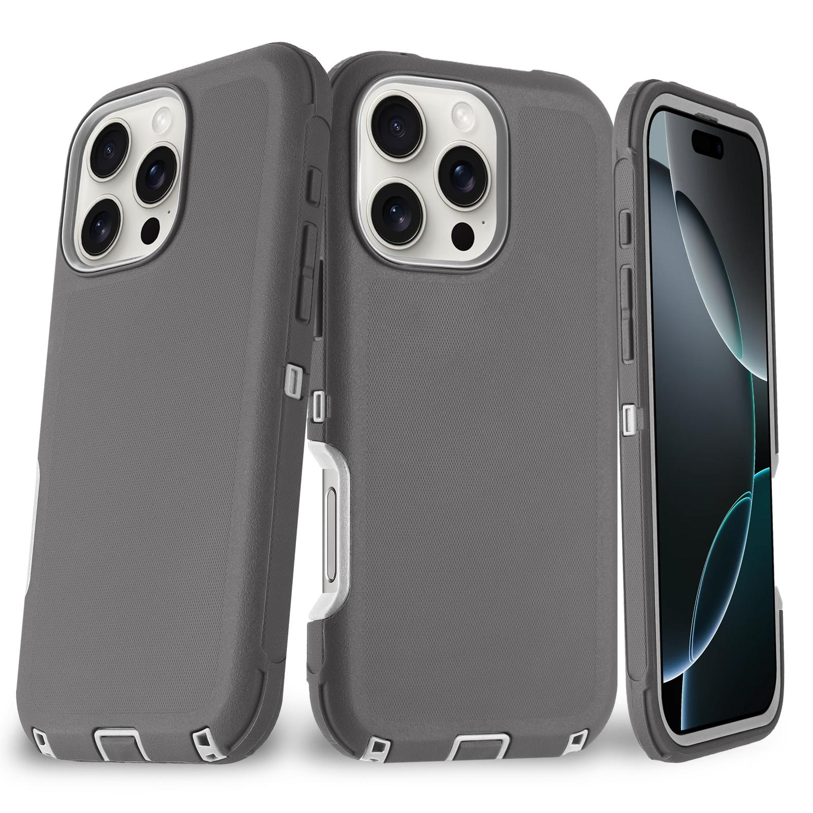 

Новий надміцний чохол серії Defender для Iphone 16 16Pro 16Plus 16Pro Max Міцний надійний протектор Жорсткий чохол-броня Otter Ударостійкий Міцний Захисний чохол For iPhone16 Pro Max