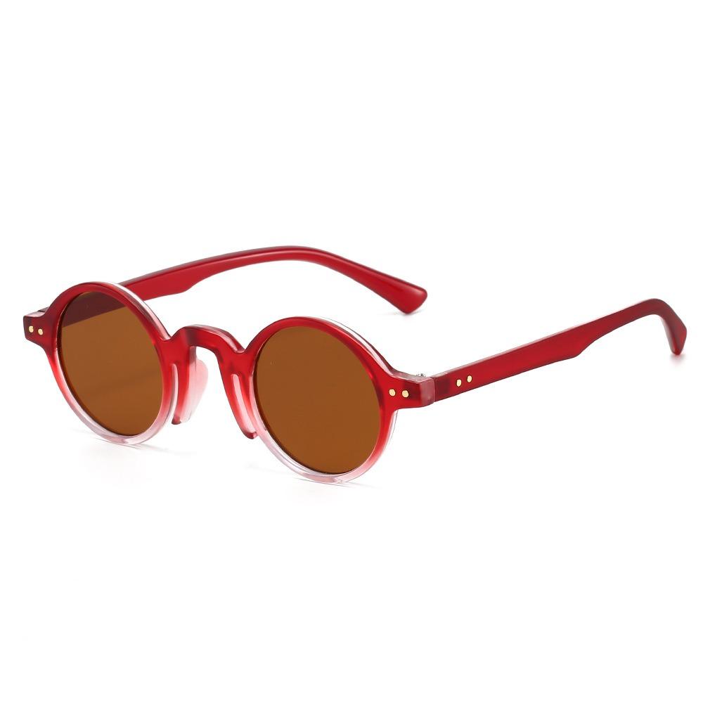 Fashion Small Round Frame Sunglasses Retro Punk Sun Glasses Unisex Trendy Oval Glasses Casual Sunglass UV400