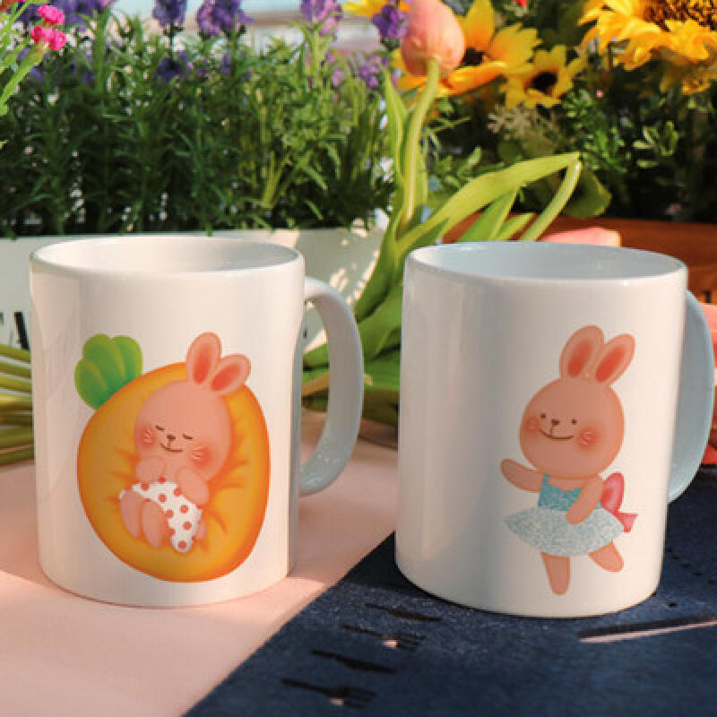 tf579-Design Mug 2p-Carrot Princess Rabbit