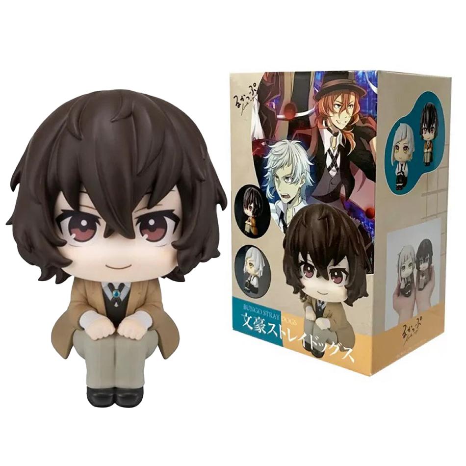10cm Bungou Stray Dogs Anime Figure Look Up Nakajima Atsushi Action Version Dazai Osamu Figurine Collection Model Toys Q Poseable Articulated Scale