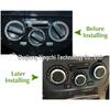 Compatible Aluminum Alloy Knob for Nissan Livina Qashqai NV200 Air Conditioning Switch