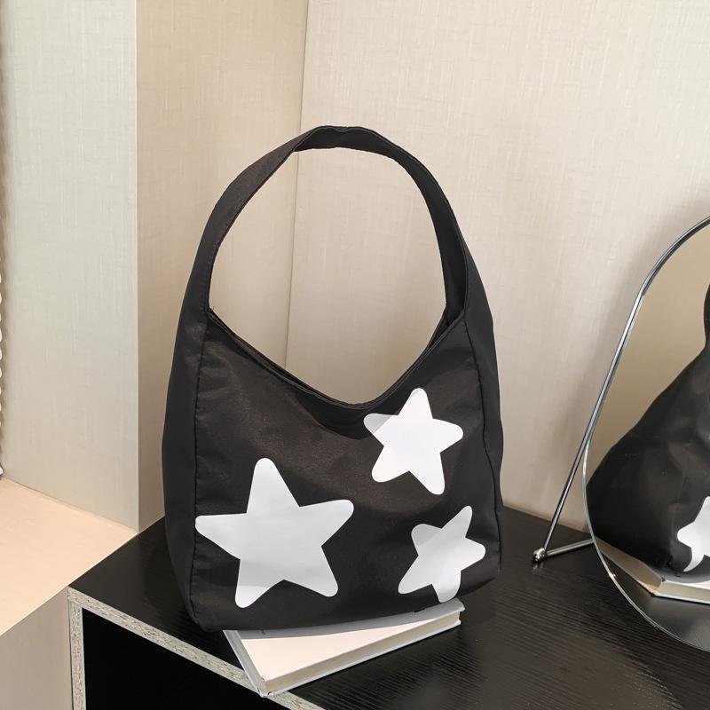 

Холщовая сумка большой вместимости женская 2025 новая осенняя сумка через плечо под мышку студенческая для учебы и работы сумка-мессенджер тоут