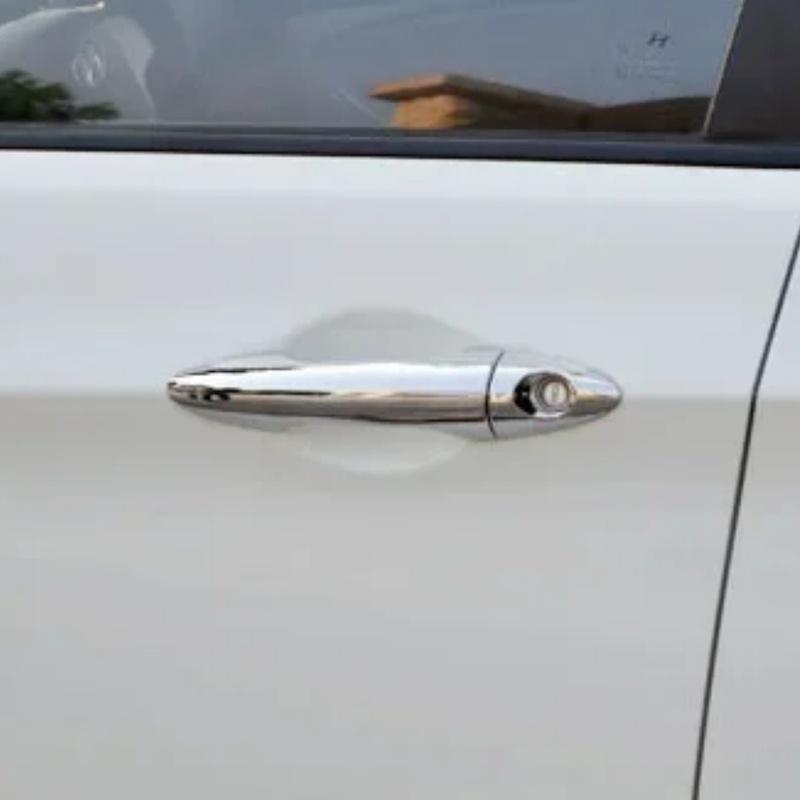 Car Upgrade Decoration Chrome Silver Door Bowl Handle Cover For Hyundai Accent Verna Solaris I25 2011-2017 Accessories