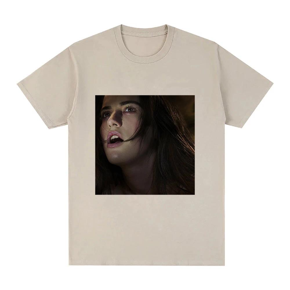 Oklou TShirt Galore Album Graphic Printing Teeshirt Round Neck Short Sleeve Camisetas WomenUnisex Casual Cotton Tees Top