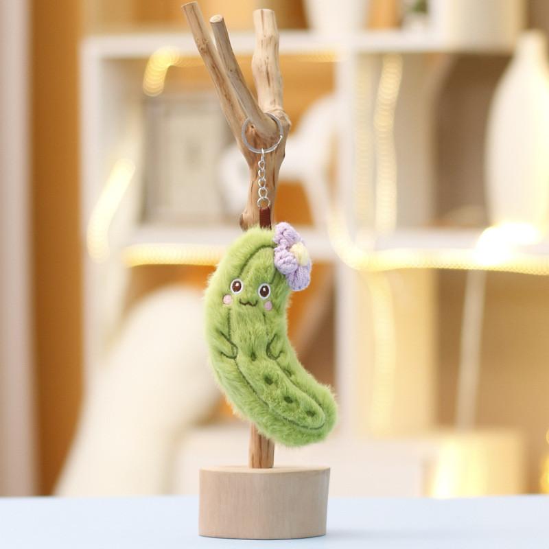 Plush Vegetable Toy Keychain With Soft Pp Cotton Filling For Kids And Collectors