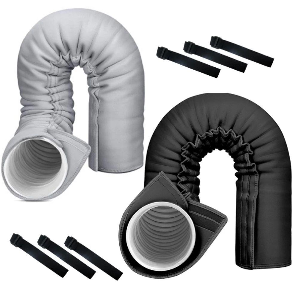 Cubierta de Manguera Aislada Reutilizable para Aire Acondicionado Funda Impermeable Cubierta de Manguera de Aire Acondicionado Ventilación de Escape