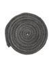 Black Fiberglass Sealing Rope 12mm Diameter 2 Meter Length Gasket For Wood Stove Door Fireplace Boiler Industrial Oven Seal