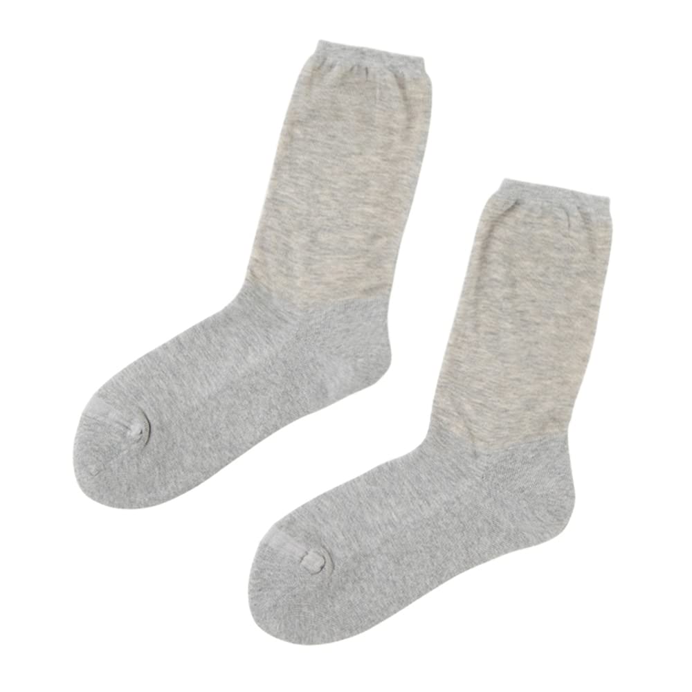 

Room Socks Sabrina Silk Blend Socks Double Knit SQT893 Gray [Gunze] Women s