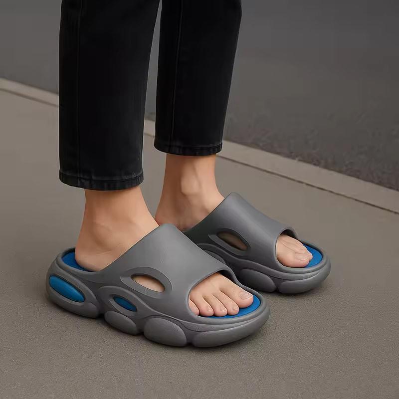 EVA Men's Summer Sandals Fashion Soft Cloud House Platform Slides Unisex Outdoor Non-slip Beach Shoes Men Bathroom Slippers