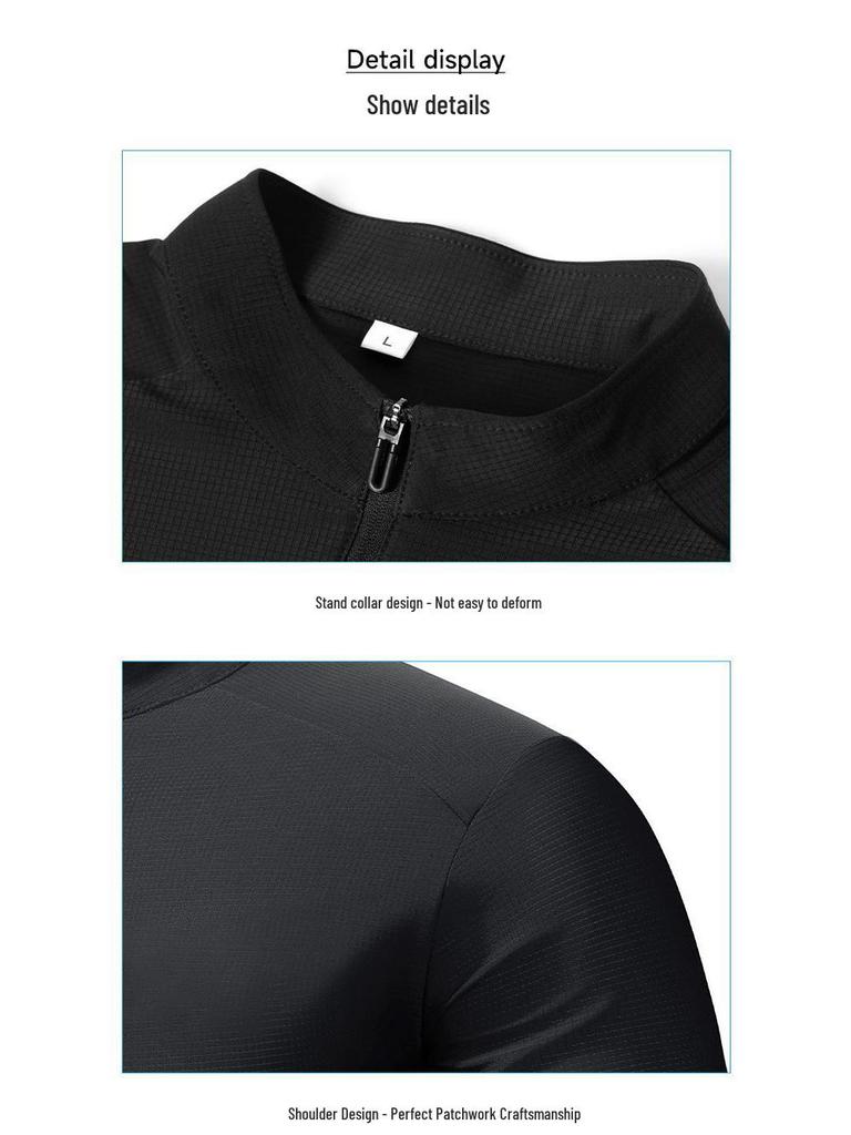 2026 Half-Zip Quick-Dry Polo: Lightweight, Breathable Short Sleeve Sport T-Shirt for Casual Fitness & Running