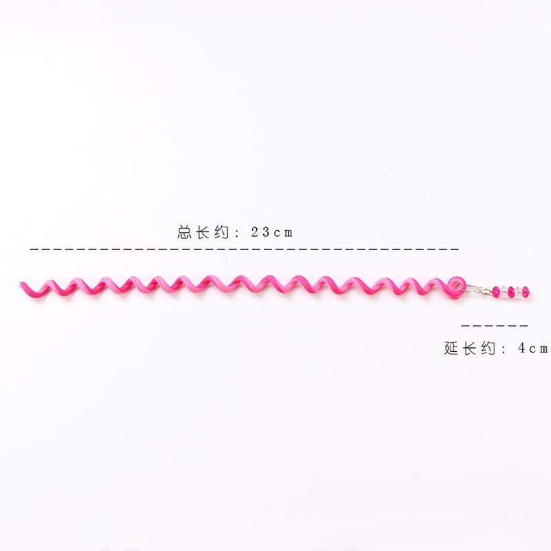 6Pcs1Set Kids Curler Hair Braid Hair Sticker Baby Girls' Decor Hair Accessories.