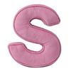 Pink Corduroy Letter Pillow A To Z English Alphabet Throw Pillow Decorative Capital Alphabet Shaped Hugging Cushion Sofa Bedroom Living Room Decor