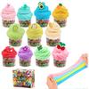Kit Slime Burro Multicolore, Argilla Morbida, Decorazioni Natalizie, Materiali per Artigianato per Alleviare lo Stress per Celebrazioni Festive