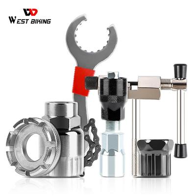 WEST BIKING Bicycle Repairing Tool Kits Bikes Chains Cutter Bracket Flywheel Remover Bike Wrench