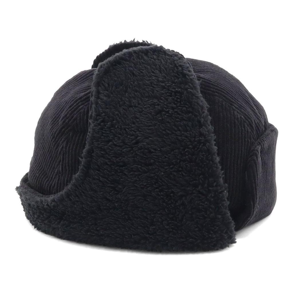 New Era Outdoor Trapper Corduroy Plain Boa Black XL OD TRAP2 8W CORDUROY MINKFLEECE BLK