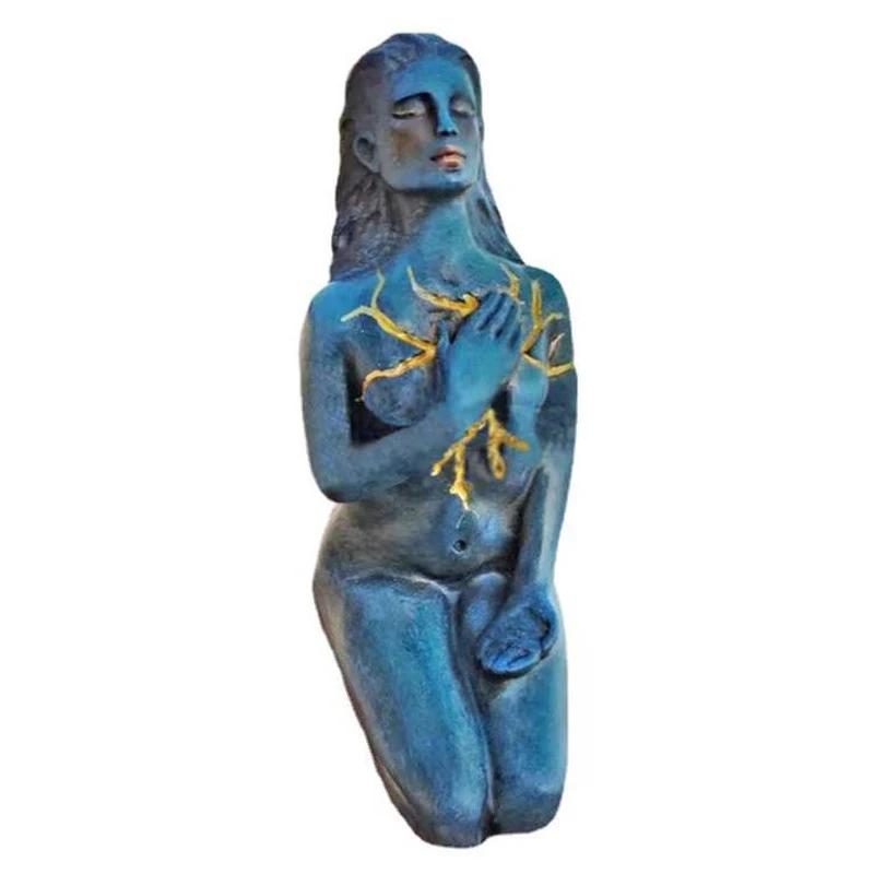 

Self-Love-Healing Goddess Resin Statue Desktop Cure Goddess Sculpture Handicraft Ornaments Friends Gift Home Decor