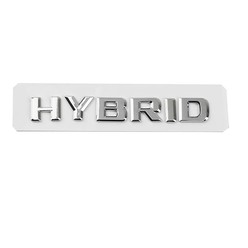 3D ABS Hybrid Letter Emblem for Mercedes Benz C260 E260 E350 S320 S560e S400 Rear Logo Trunk Badge Car Sticker Modified