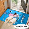 Custom Name Cowardly-Dog Adventure Carpet, Chair Rug,Area Rug for Office Bedroom living rooms bedroom, Doormat decor Christmas fan gifts