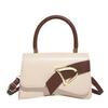 Trendy Small Square Bag Niche Design Personalized Foreign Style Contrast Color 2025 Summer New Simple Women's Bag Oblique Span Handbag