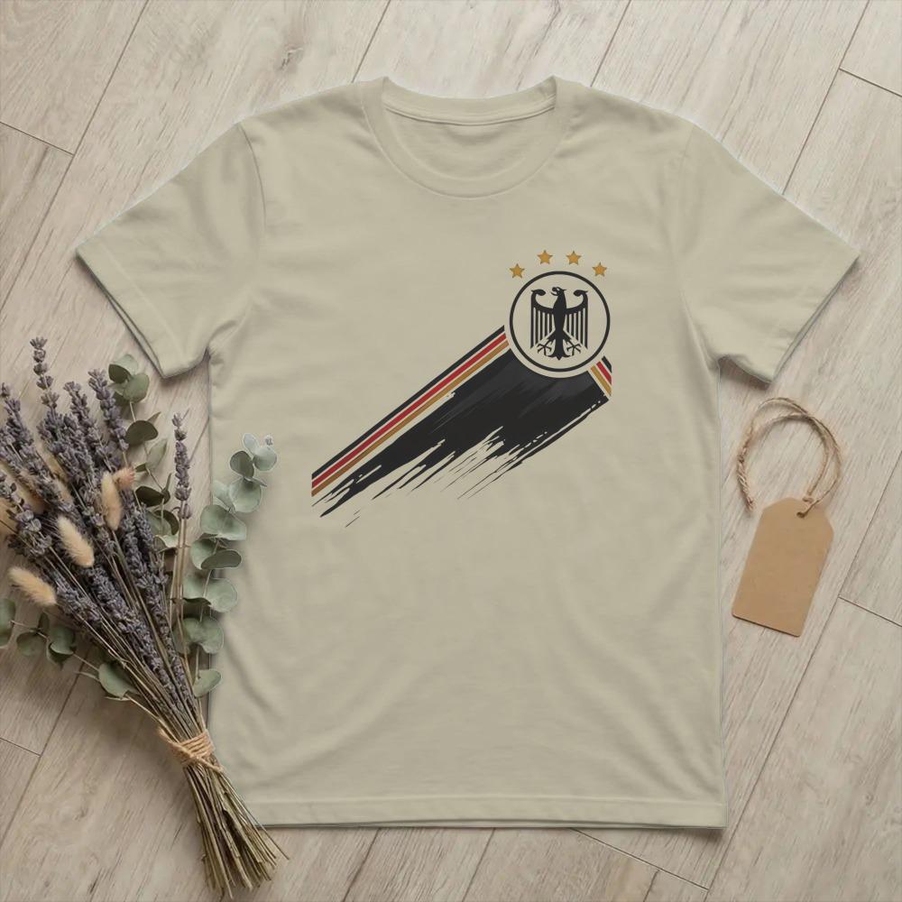 Funny Deutschland Germany Football Player T-Shirt Men O Neck Cotton T Shirts 2026 Soccer Short Sleeve Tee Shirt Original Clothes