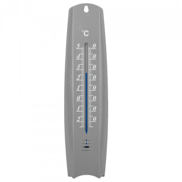 Outdoor Window Thermometer, Plastic Gray, -25/50 Degrees C, Length 26 Cm