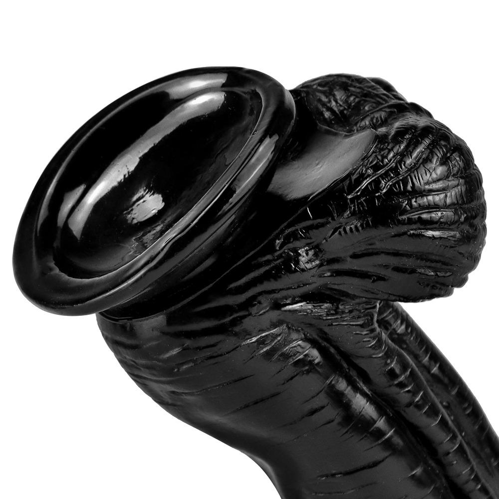 24cm 6 Color Big Black Dick Anal Plug Adult Sex Toy Fisting Realistic Penis BDSM Strapon Dick Pegging Femdom Women's Masturbator